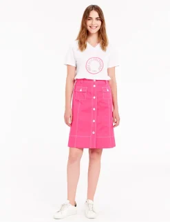 Rachel pink skirt