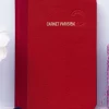 Red Parisian notebook