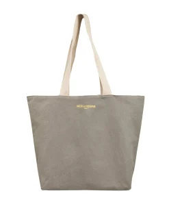 Reversible tote bag Lila khaki