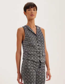 Robinson blue and white waistcoat