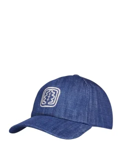 Roma blue denim cap