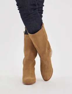 Sable suede boots