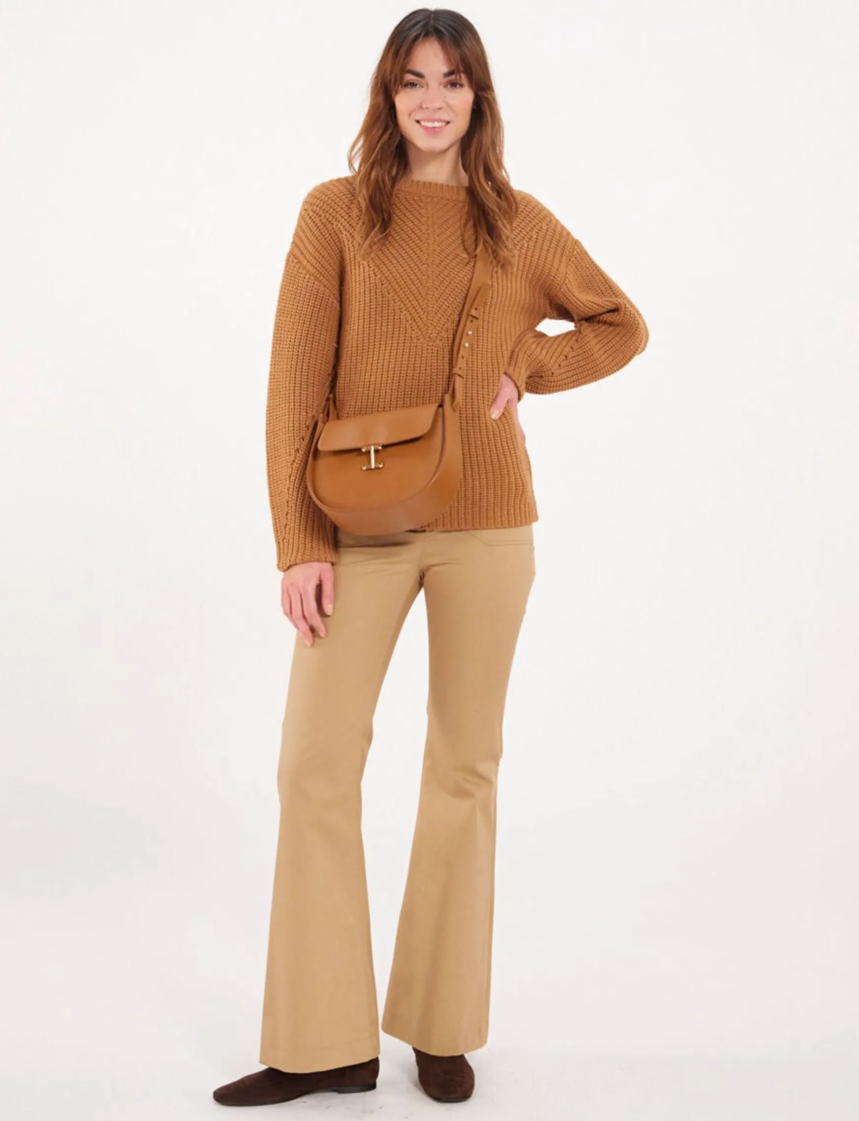 Senda bag camel leather