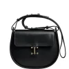 Senda black leather bag