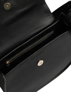 Senda black leather bag