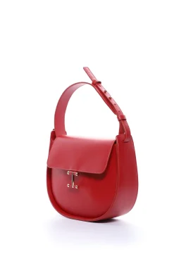 Senda red leather bag