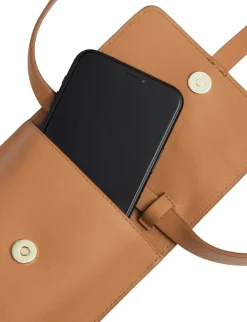 Smartphone bag Léonore camel