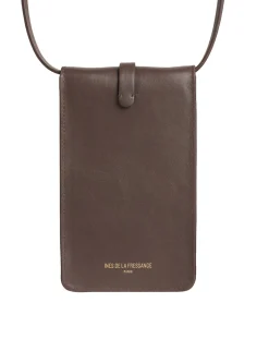 Smartphone bag Léonore chocolate