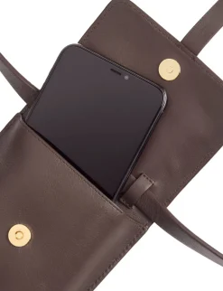 Smartphone bag Léonore chocolate