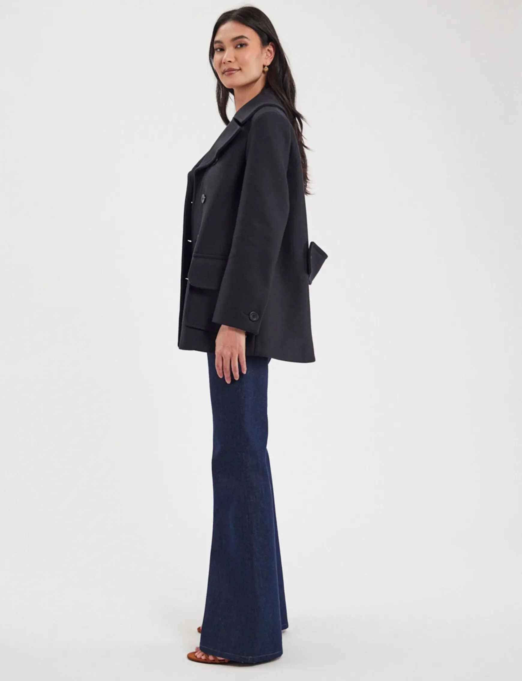 Séraphine dark blue coat
