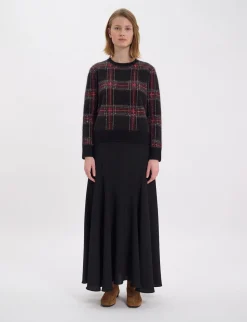 Ulysse black jacquard jumper