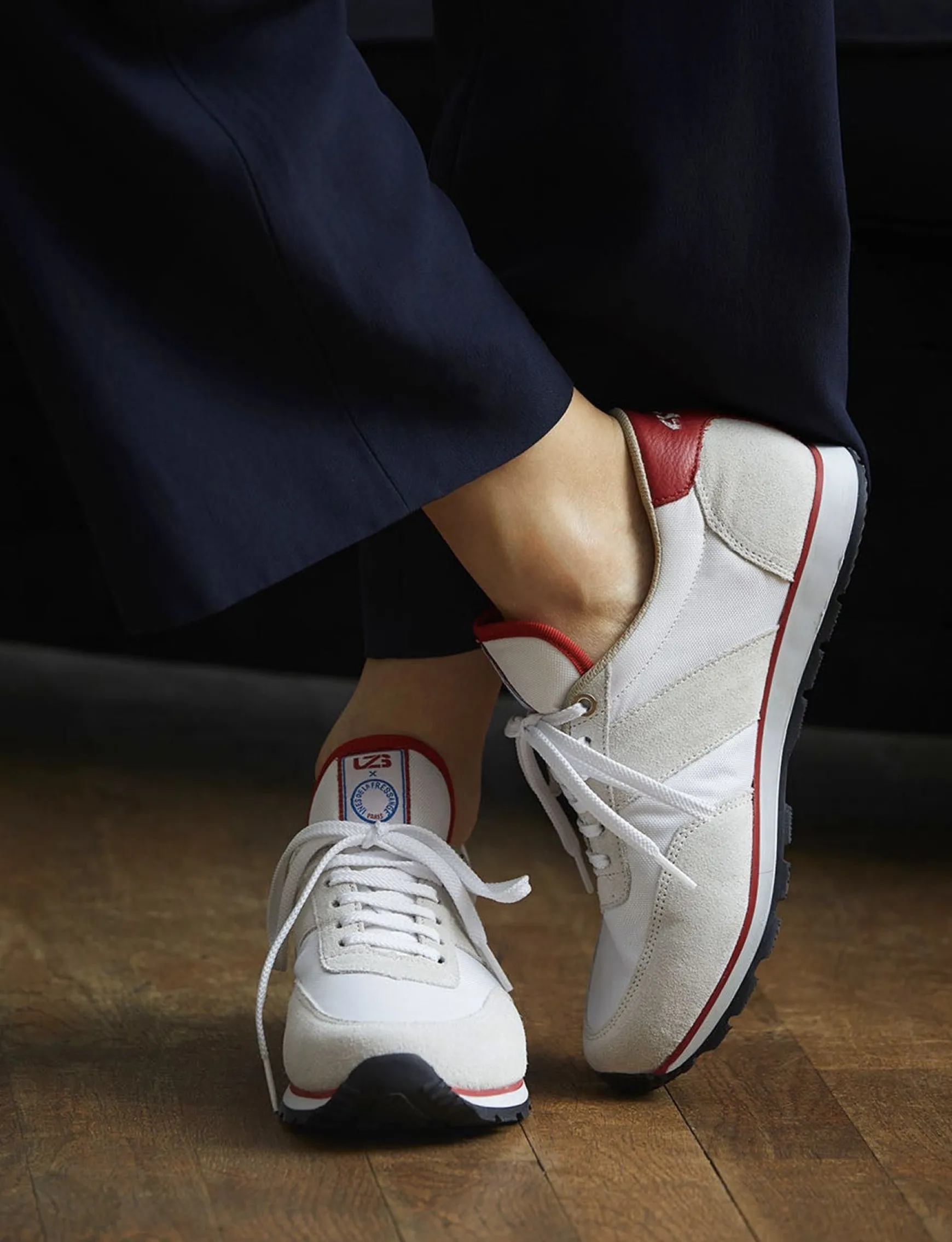 Unisex ecru UZS x Ines trainers