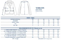 Yohan midnight blue wool jacket